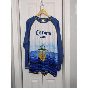 Corona Men's Size XL Long Sleeve Shirt Blue Multi Extra